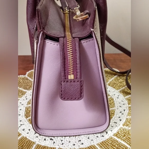 Kate Spade Cameron Street Mini Candace Satchel, RARE Mahogany Colorblock - Picture 4 of 10
